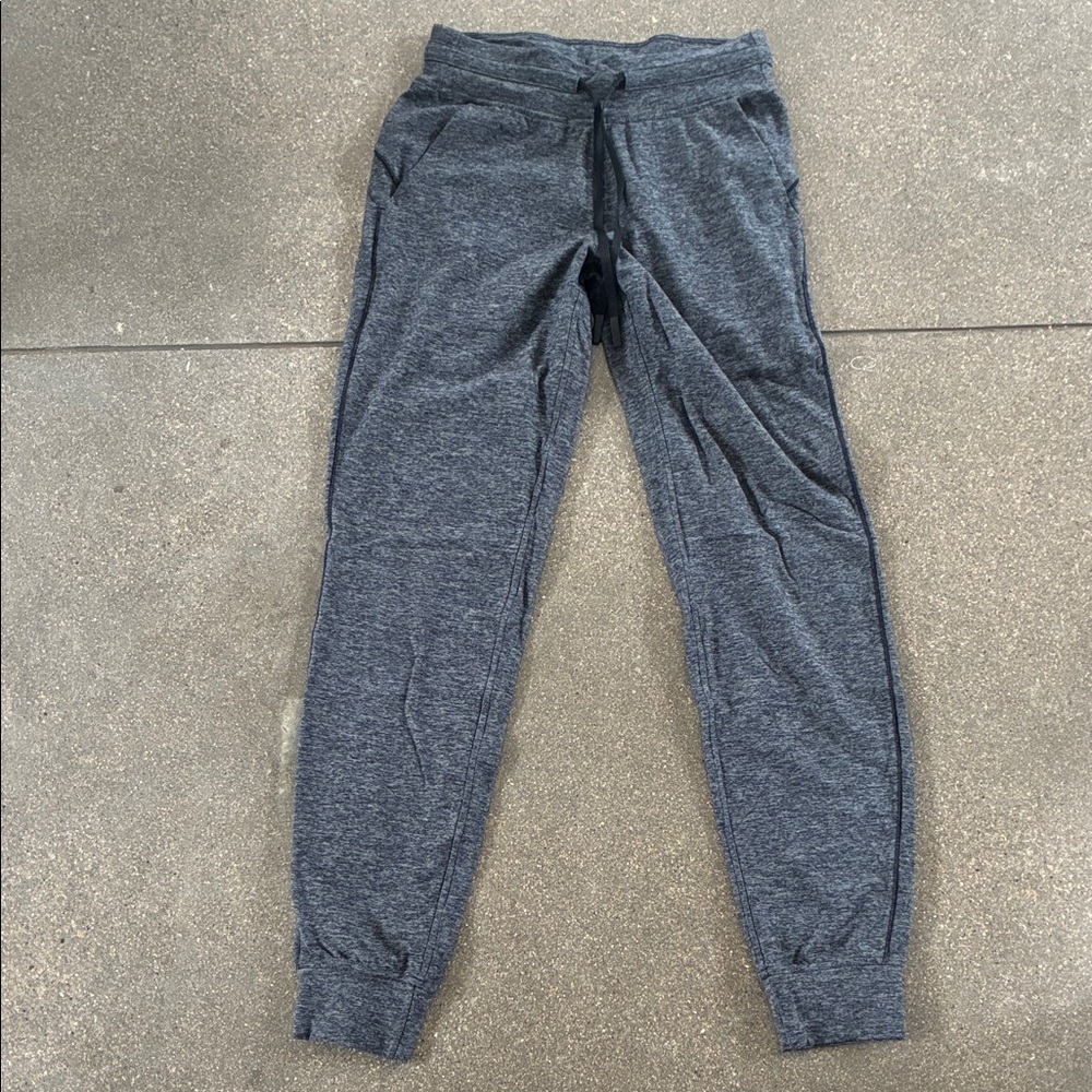 Lululemon Brushed Heather Grey Joggers 4